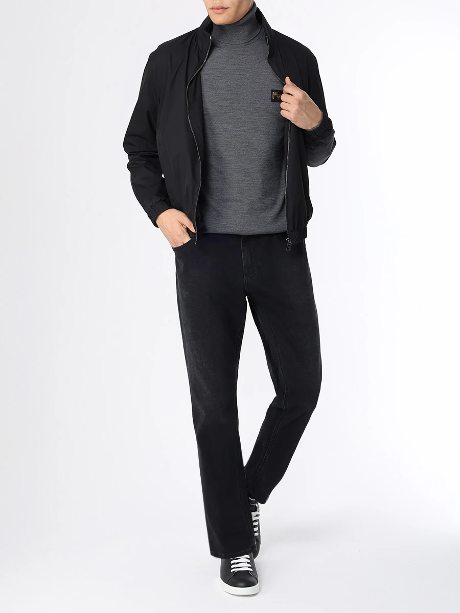 Водолазка шерстяная DOLCE & GABBANA GXO35T JCVC7 S8292 Серый  Фото 2