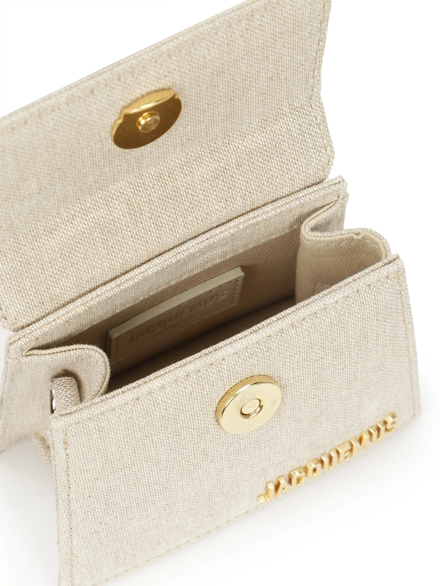 Сумка текстильная Le Chiquito JACQUEMUS 213BA0013071 140 Бежевый  Фото 4