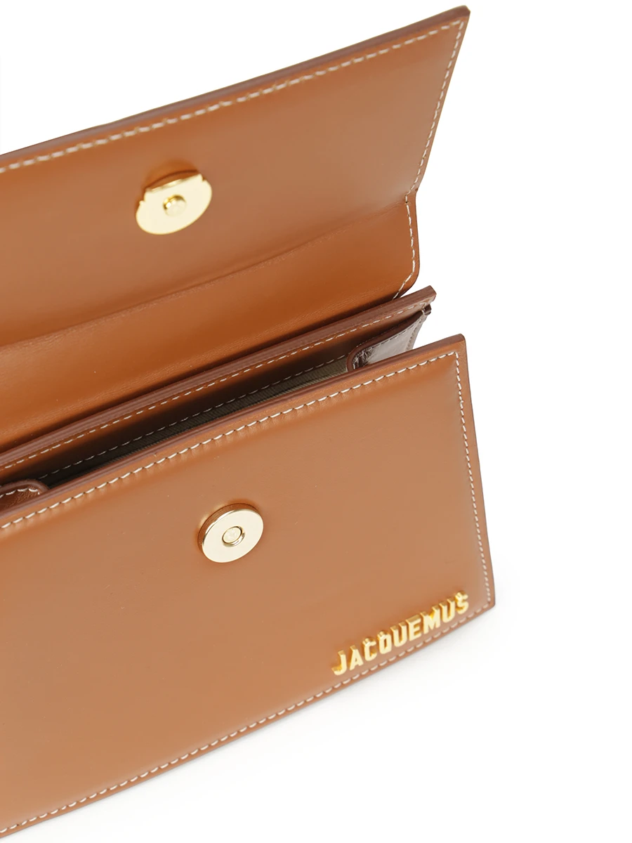 Сумка кожаная Le Chiquito JACQUEMUS 213BA0023072 811 Коричневый  Фото 4