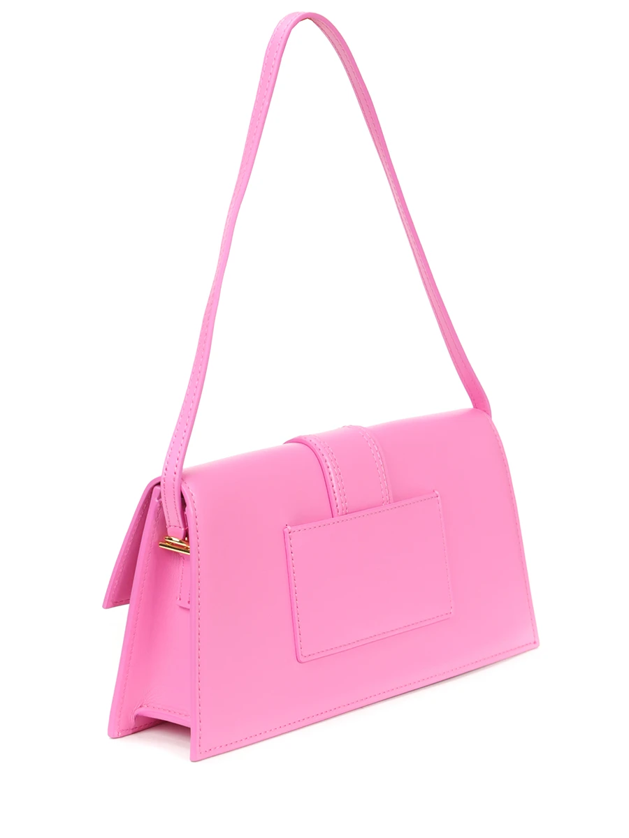 Сумка кожаная Bambino JACQUEMUS 221BA0133060 434 Розовый  Фото 3