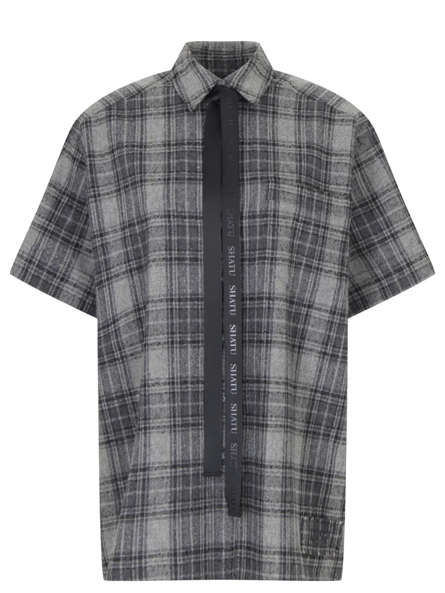 Рубашка шерстяная SHATU SH1224-248, размер 42, цвет серый - фото 1