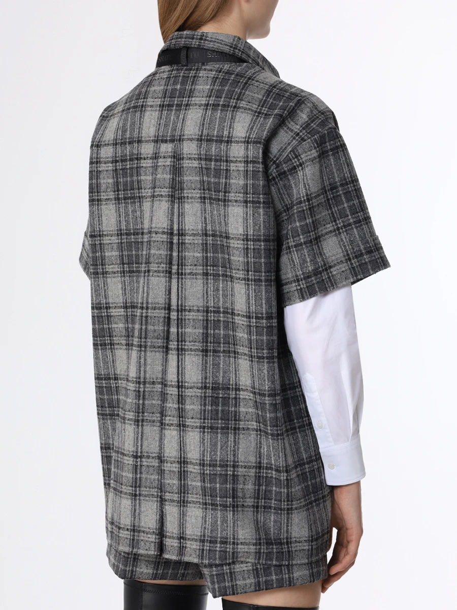 Рубашка шерстяная SHATU SH1224-248, размер 42, цвет серый - фото 3