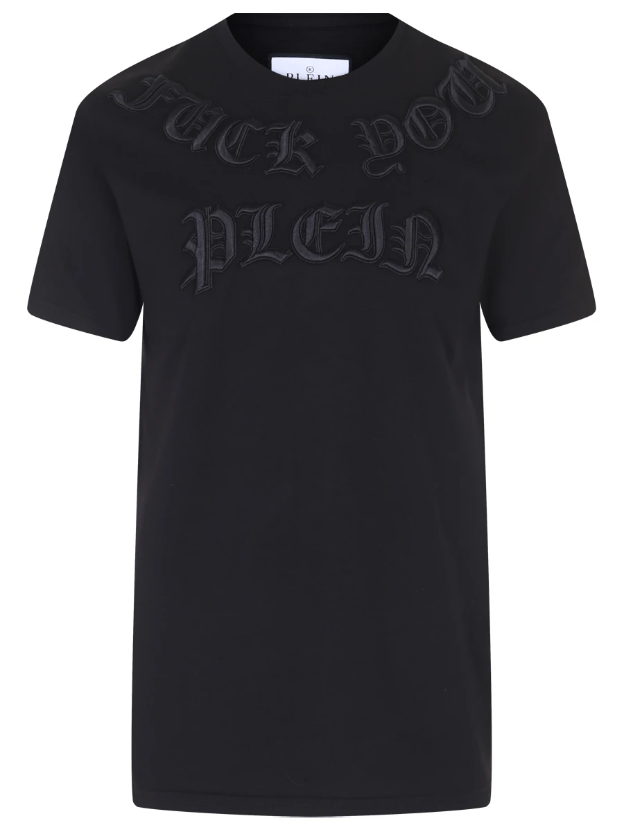 Футболка хлопковая PHILIPP PLEIN MTK6674 Черный 