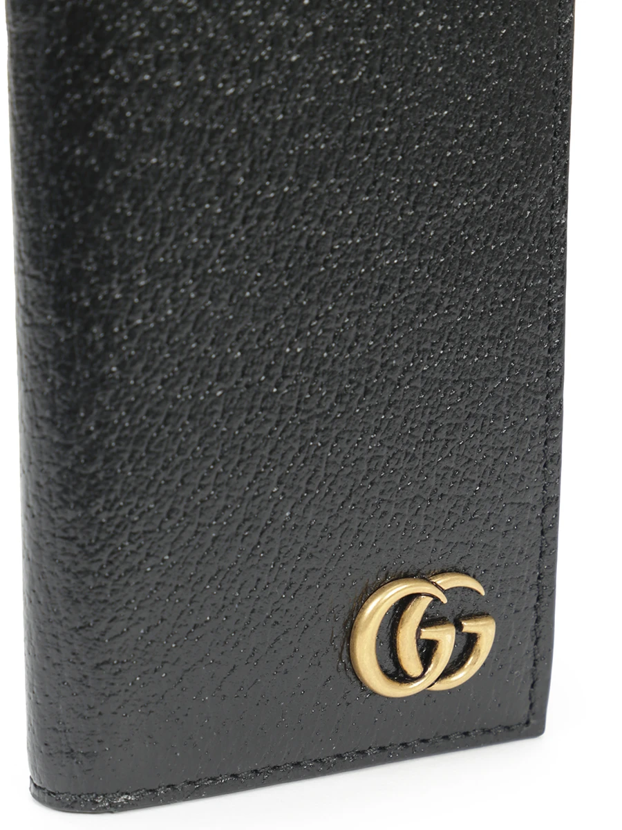 Кардхолдер кожаный GUCCI 547075DJ20T 1000, размер Один размер, цвет черный - фото 4