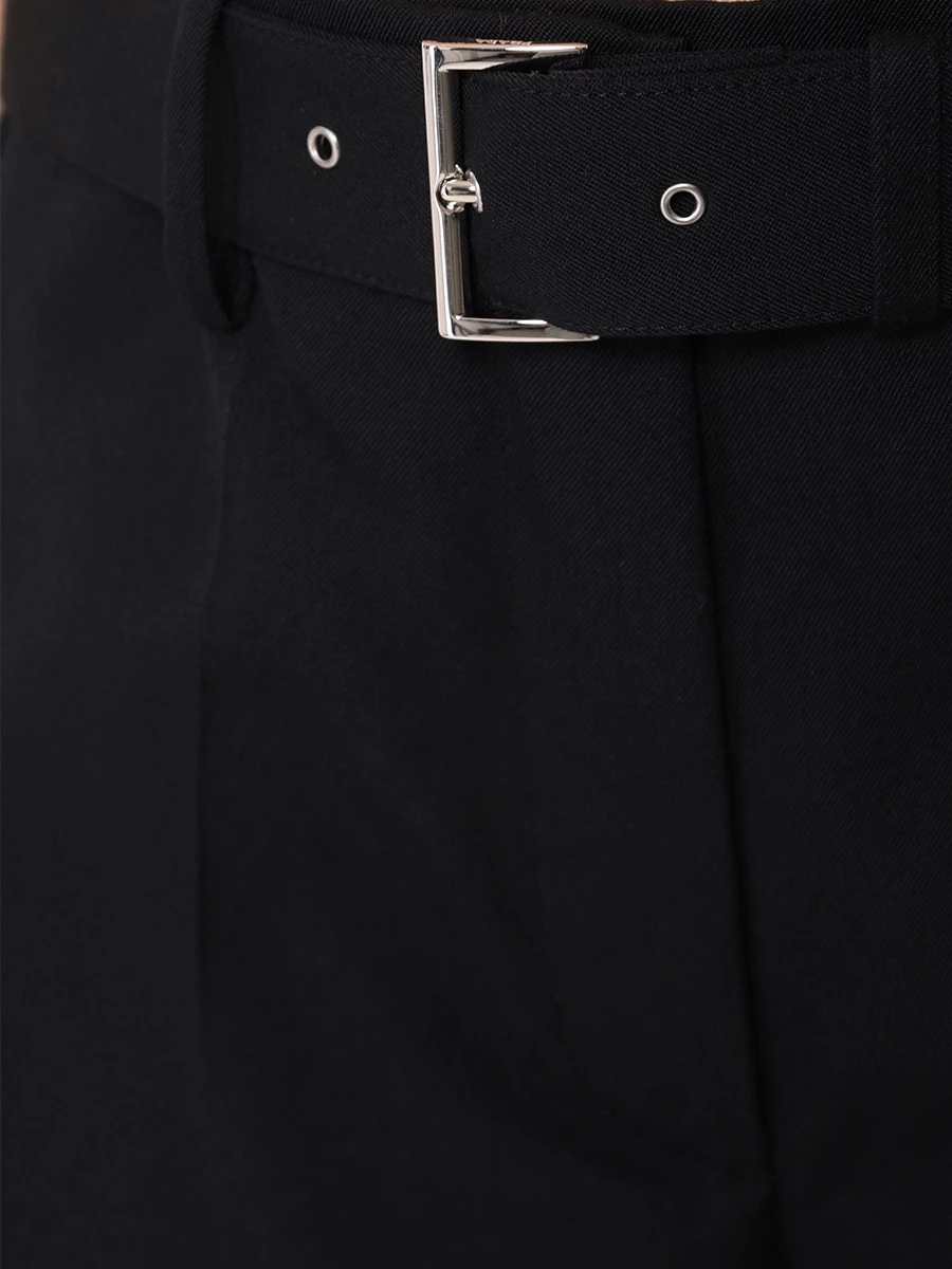 Брюки шерстяные PRADA P274GYS232108N F0002 Черный  Фото 5