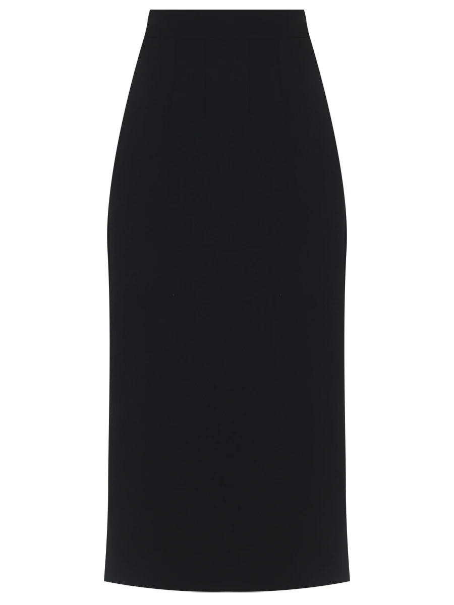 Юбка-карандаш шерстяная DOLCE & GABBANA F4BZBTFU23Q H0000 Черный 
