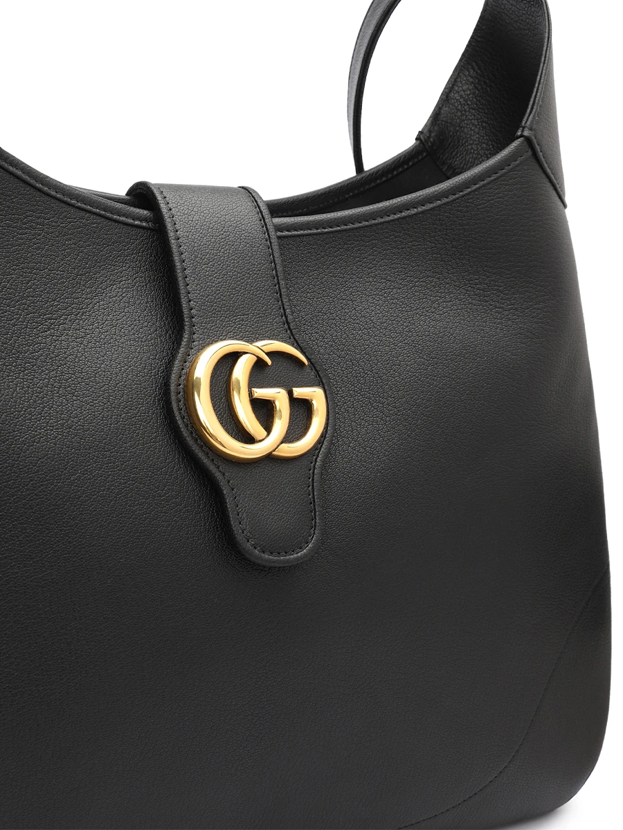 Сумка кожаная GUCCI 726322AAA9F 1000 Черный  Фото 5