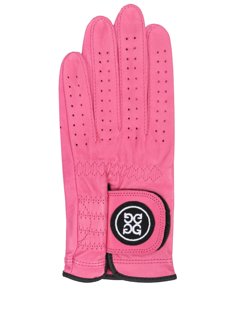 Перчатка кожаная для гольфа GFORE G4LC0G01 BLSSM, размер S, цвет розовый - фото 1