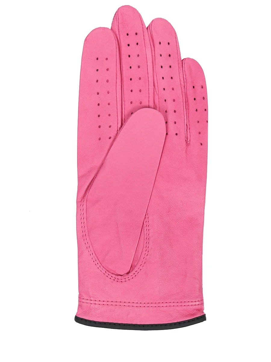 Перчатка кожаная для гольфа GFORE G4LC0G01 BLSSM, размер S, цвет розовый - фото 4