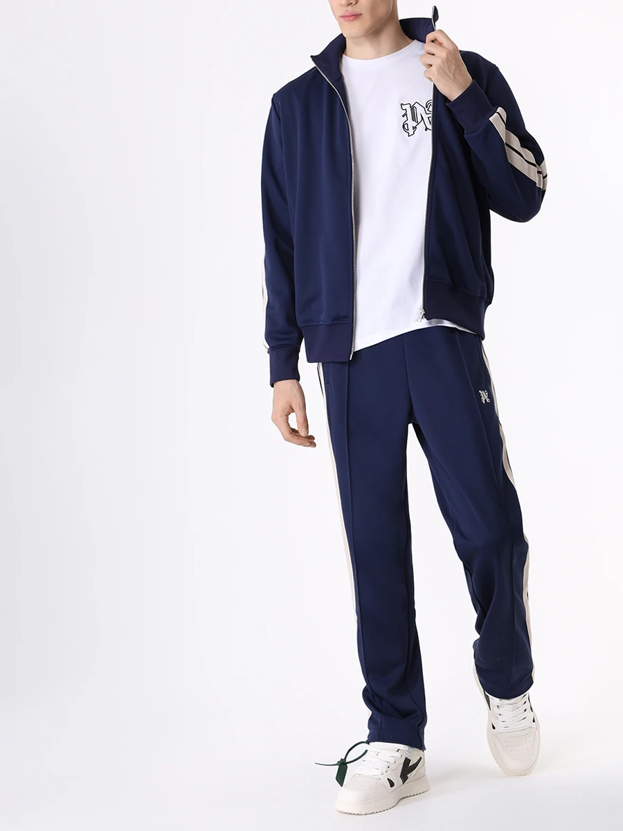 Футболка хлопковая PALM ANGELS PMAA089E23JER001 0110 Белый  Фото 2