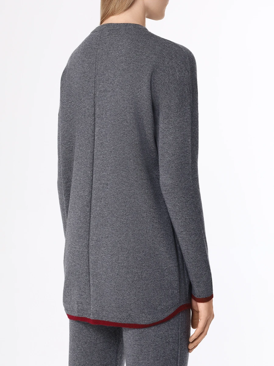 Джемпер кашемировый MIR CASHMERE cwc22-112 Темно- Серый  Фото 3