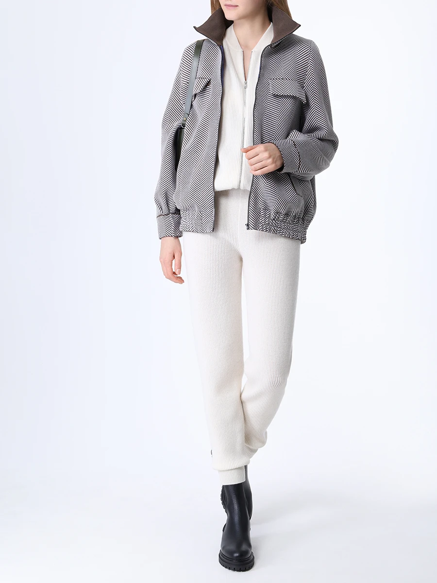 Кардиган кашемировый MIR CASHMERE cwe21-050 Молочный Белый  Фото 2