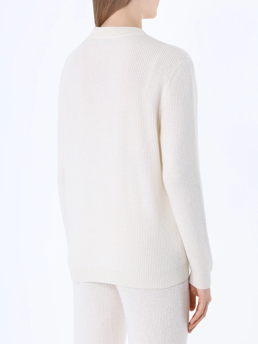Кардиган кашемировый MIR CASHMERE cwe21-050 Молочный Белый  Фото 3