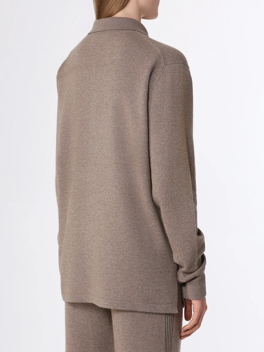 Рубашка кашемировая MIR CASHMERE cml21-006, размер 42, цвет коричневый - фото 3