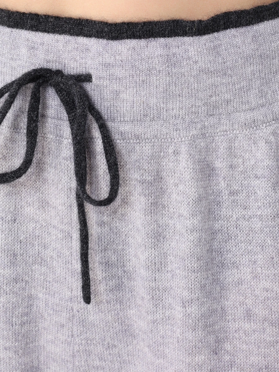 Брюки кашемировые MIR CASHMERE cwa21-017 Меланж серый, Графитовый Серый  Фото 5