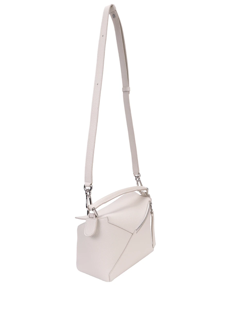 Сумка кожаная Puzzle Edge LOEWE A510P60X30 Кремовый  Фото 3