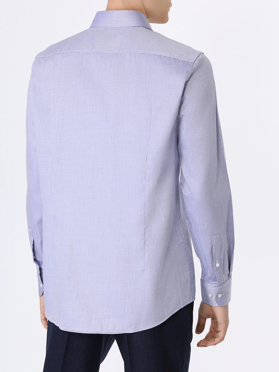 Рубашка Slim Fit хлопковая BOSS 50502821/508, размер 52, цвет фиолетовый 50502821/508 - фото 3