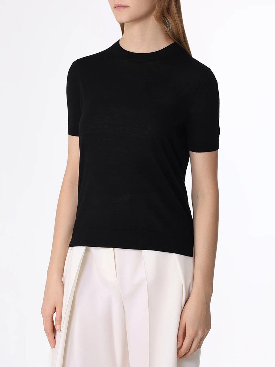 Джемпер шерстяной BOSS 50492857/001 Черный  Фото 4