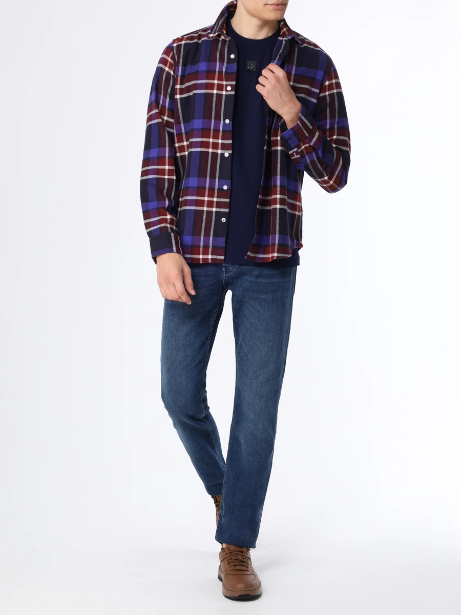 

Джинсы Slim Fit хлопковые, Синий, 50501152/419