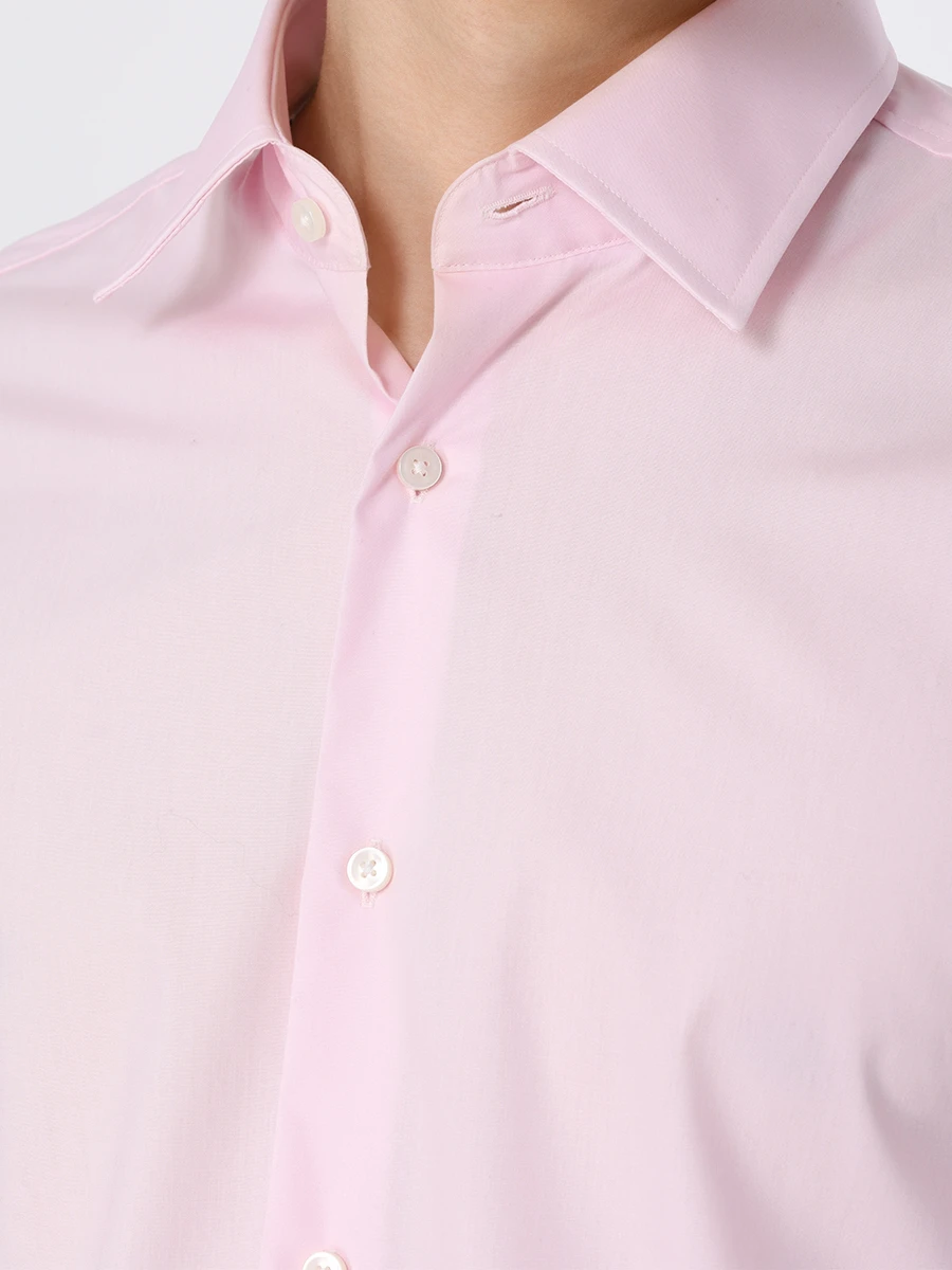 Рубашка Slim Fit хлопковая BOSS 50469345/680, размер 54, цвет розовый 50469345/680 - фото 5
