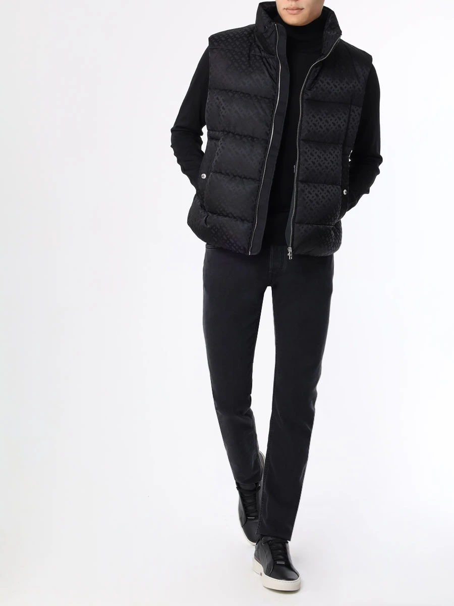 Водолазка шерстяная BOSS 50468262/001 Черный  Фото 2