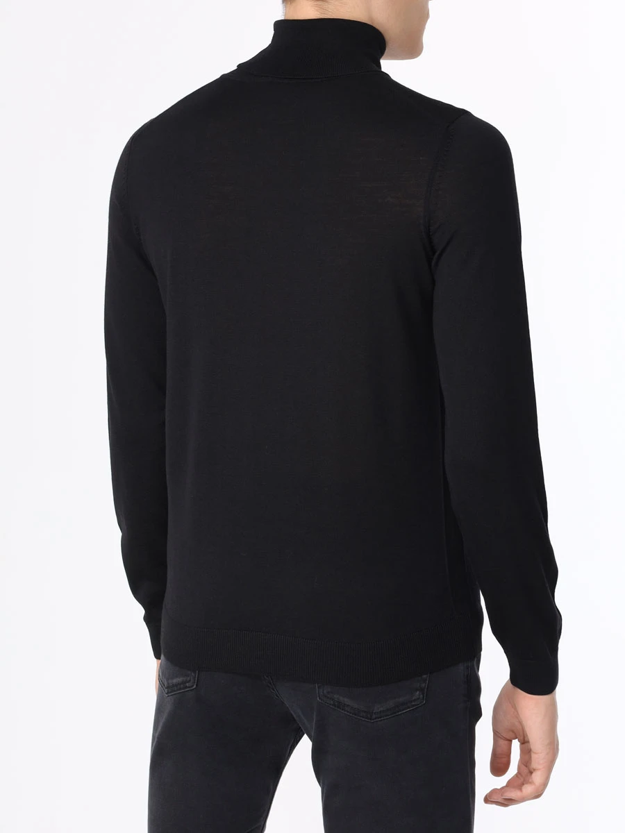 Водолазка шерстяная BOSS 50468262/001 Черный  Фото 3