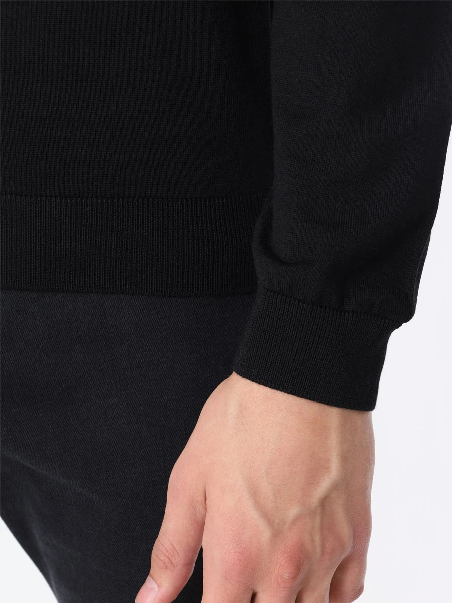 Водолазка шерстяная BOSS 50468262/001 Черный  Фото 5