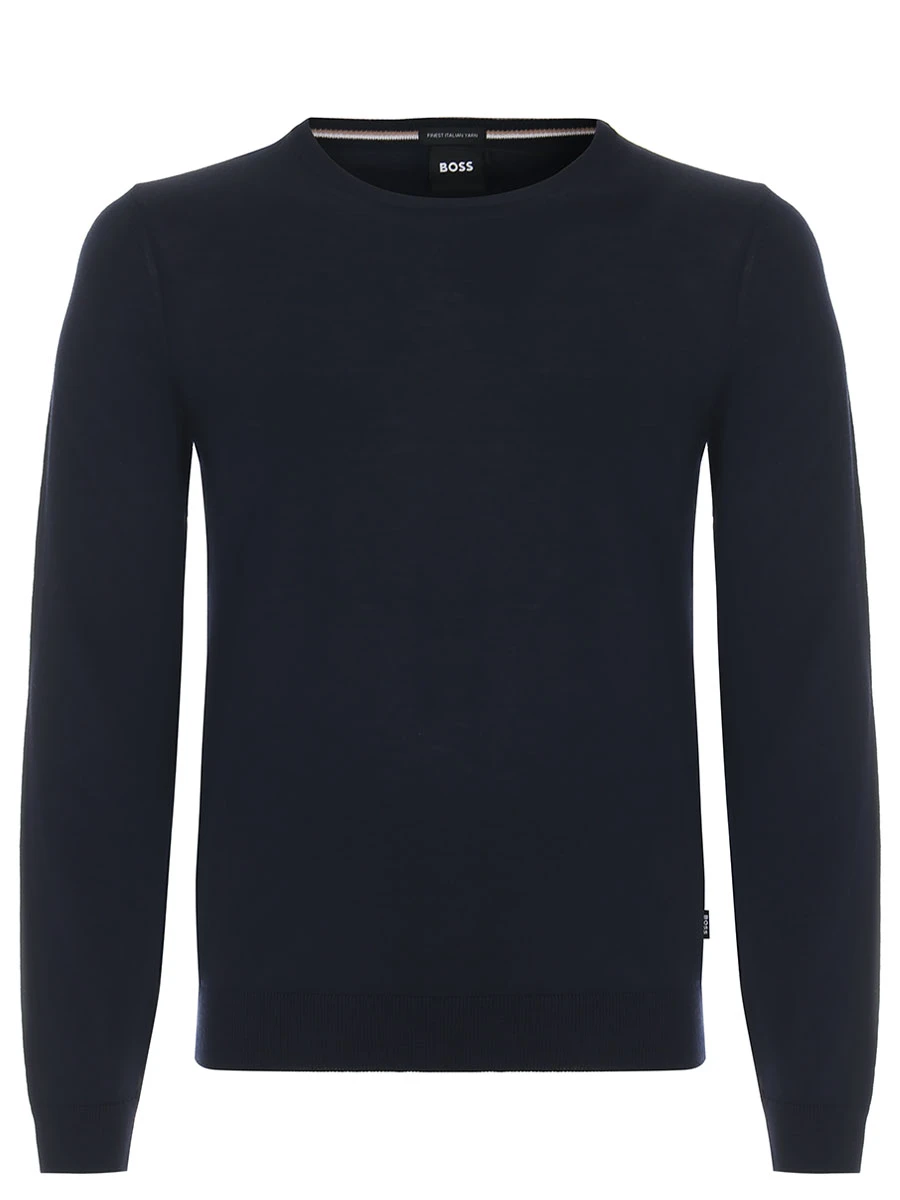 Джемпер шерстяной BOSS 50468239/404 Синий 