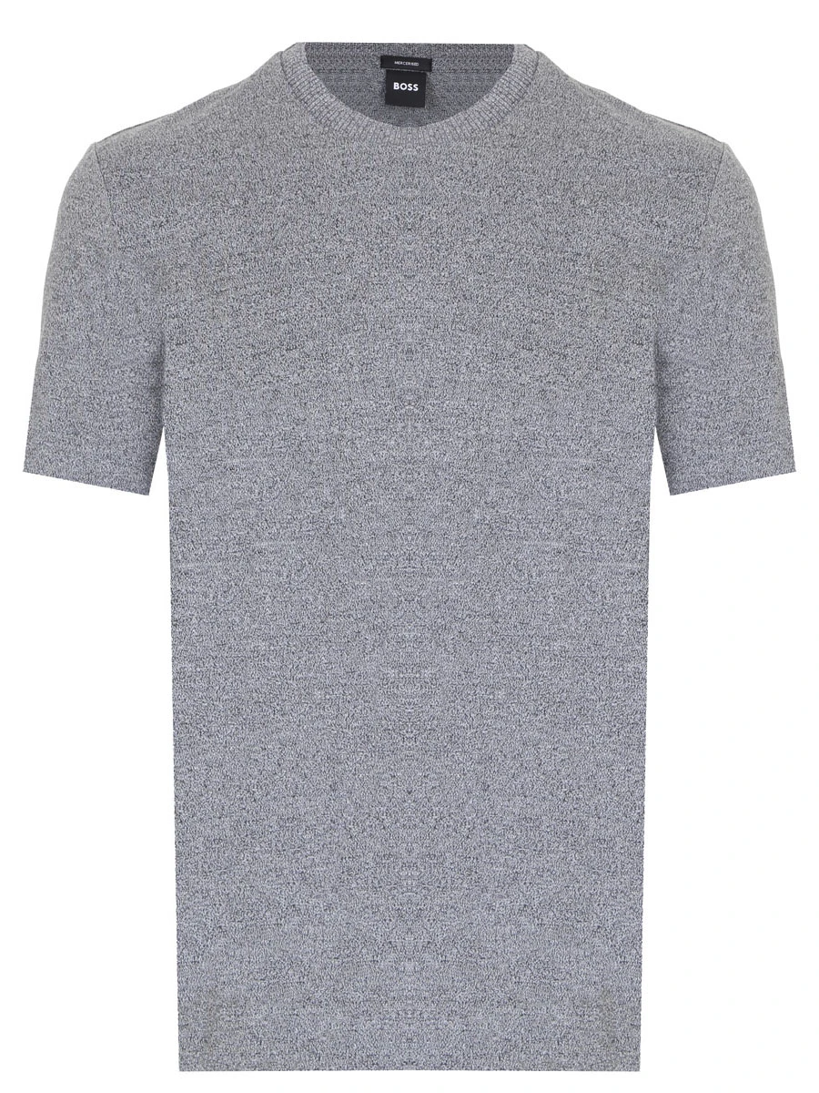 Футболка хлопковая BOSS 50498866/001 Серый 