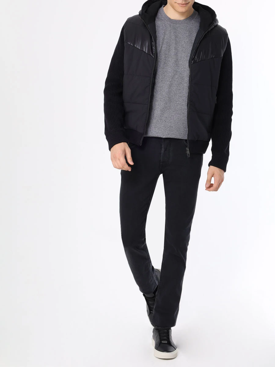 Футболка хлопковая BOSS 50498866/001 Серый  Фото 2