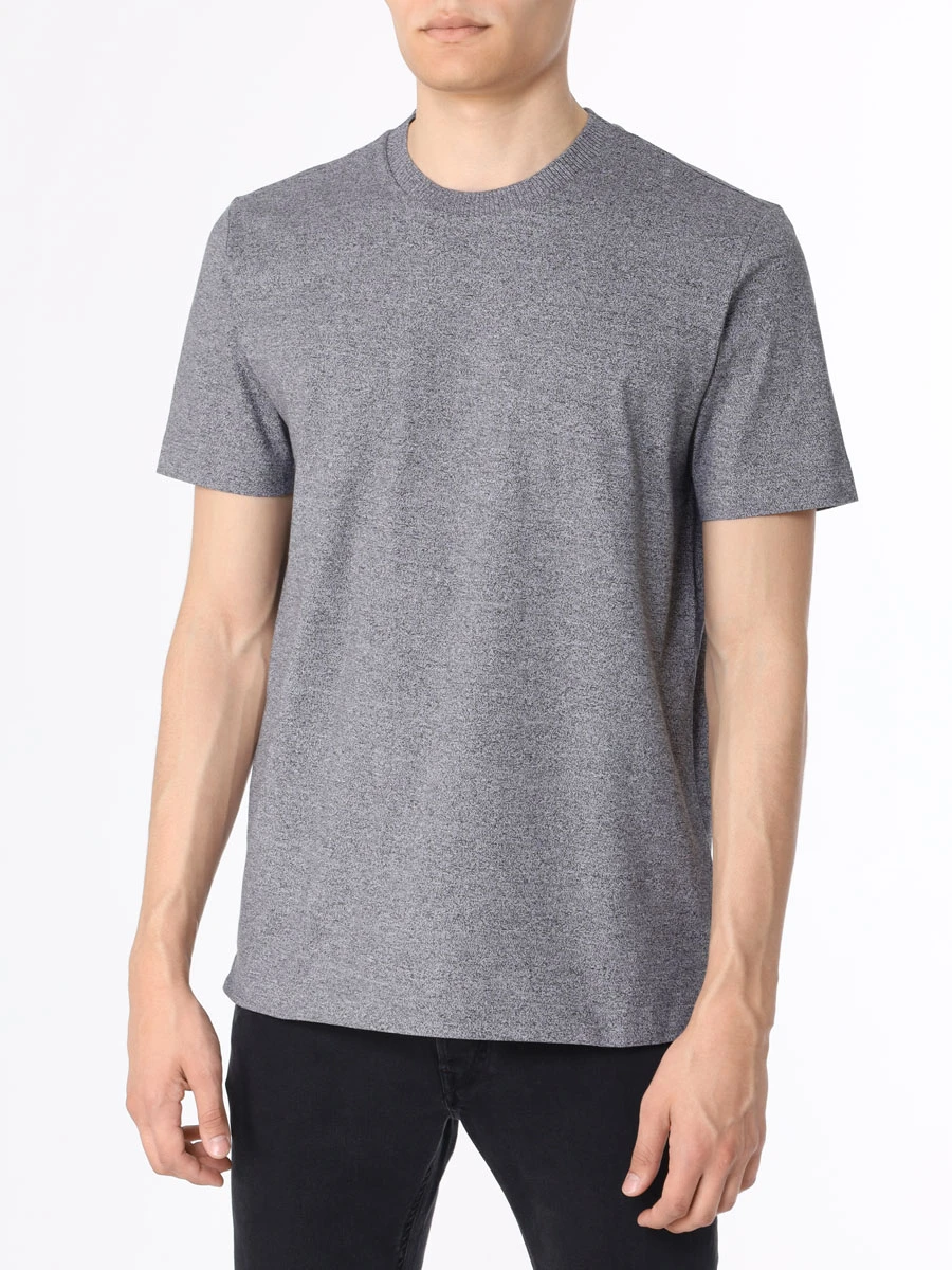 Футболка хлопковая BOSS 50498866/001 Серый  Фото 4