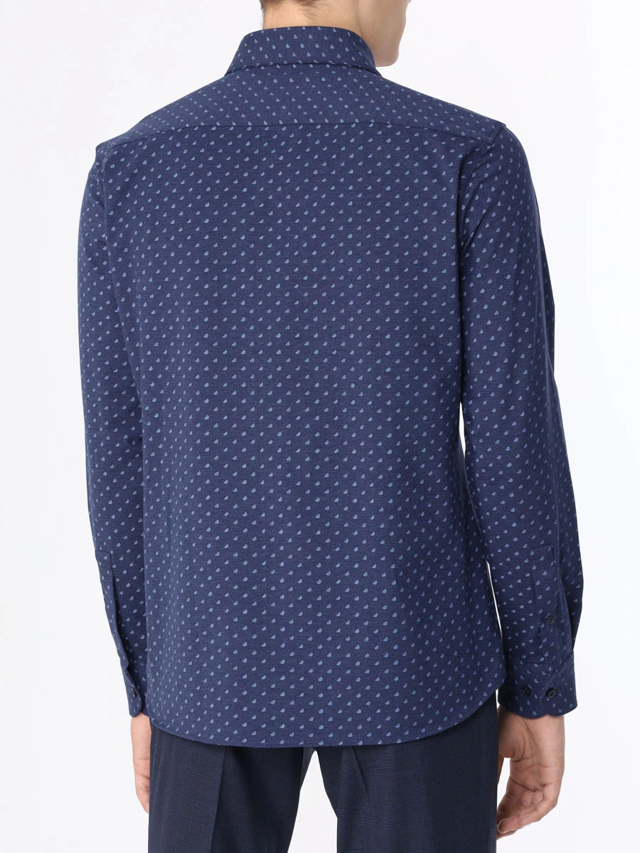 

Рубашка Casual Fit хлопковая, Синий, 50503242/404