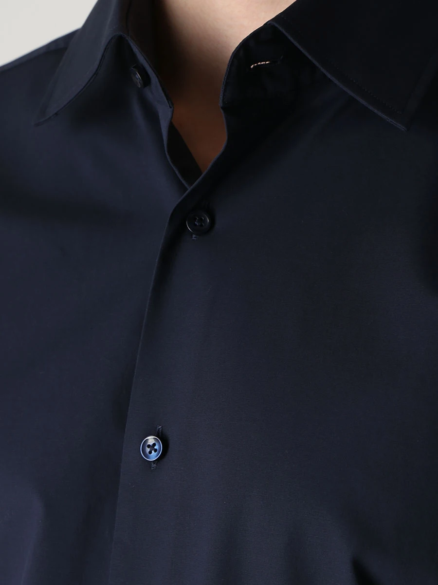 Рубашка Slim Fit хлопковая BOSS 50469345/404, размер 56, цвет синий 50469345/404 - фото 5