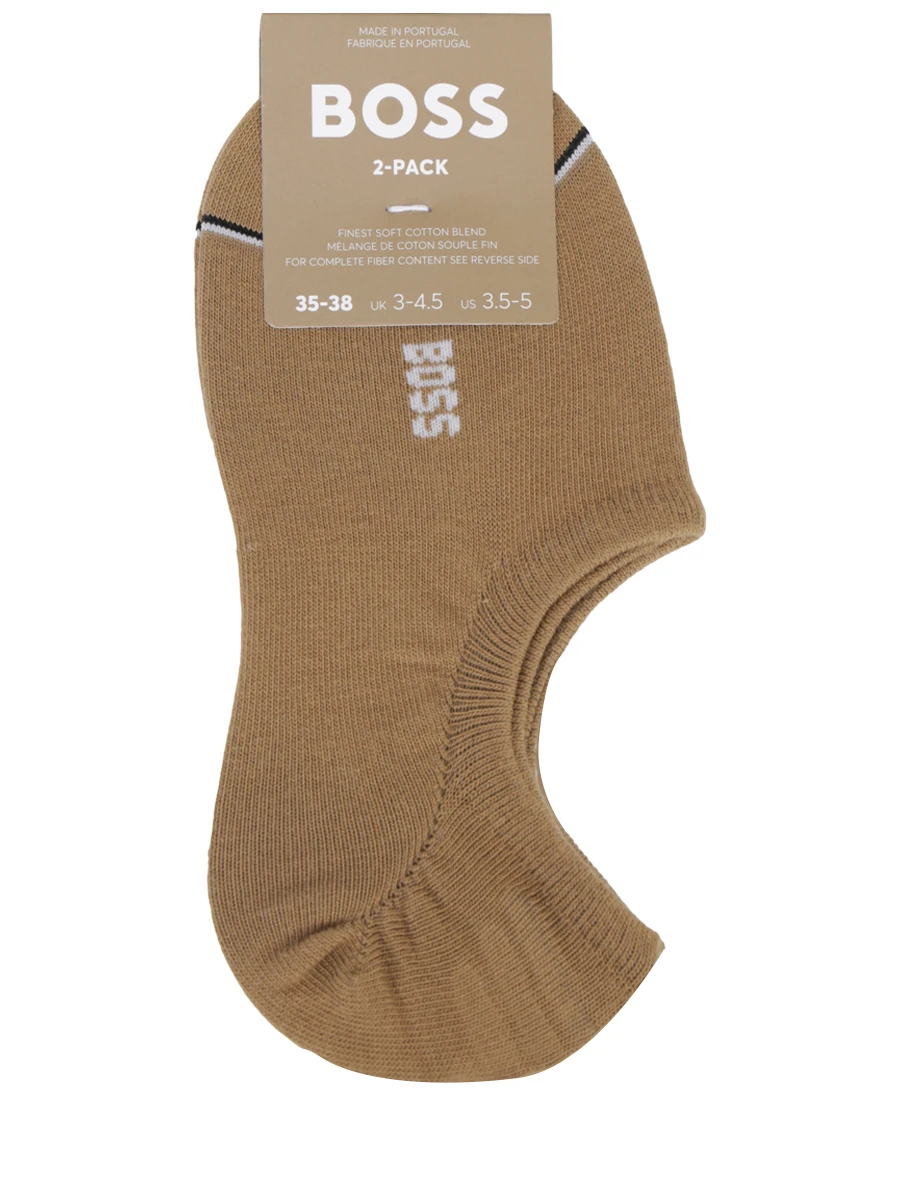 

Набор из двух пар хлопковых подследников, Бежевый, 50502091/260