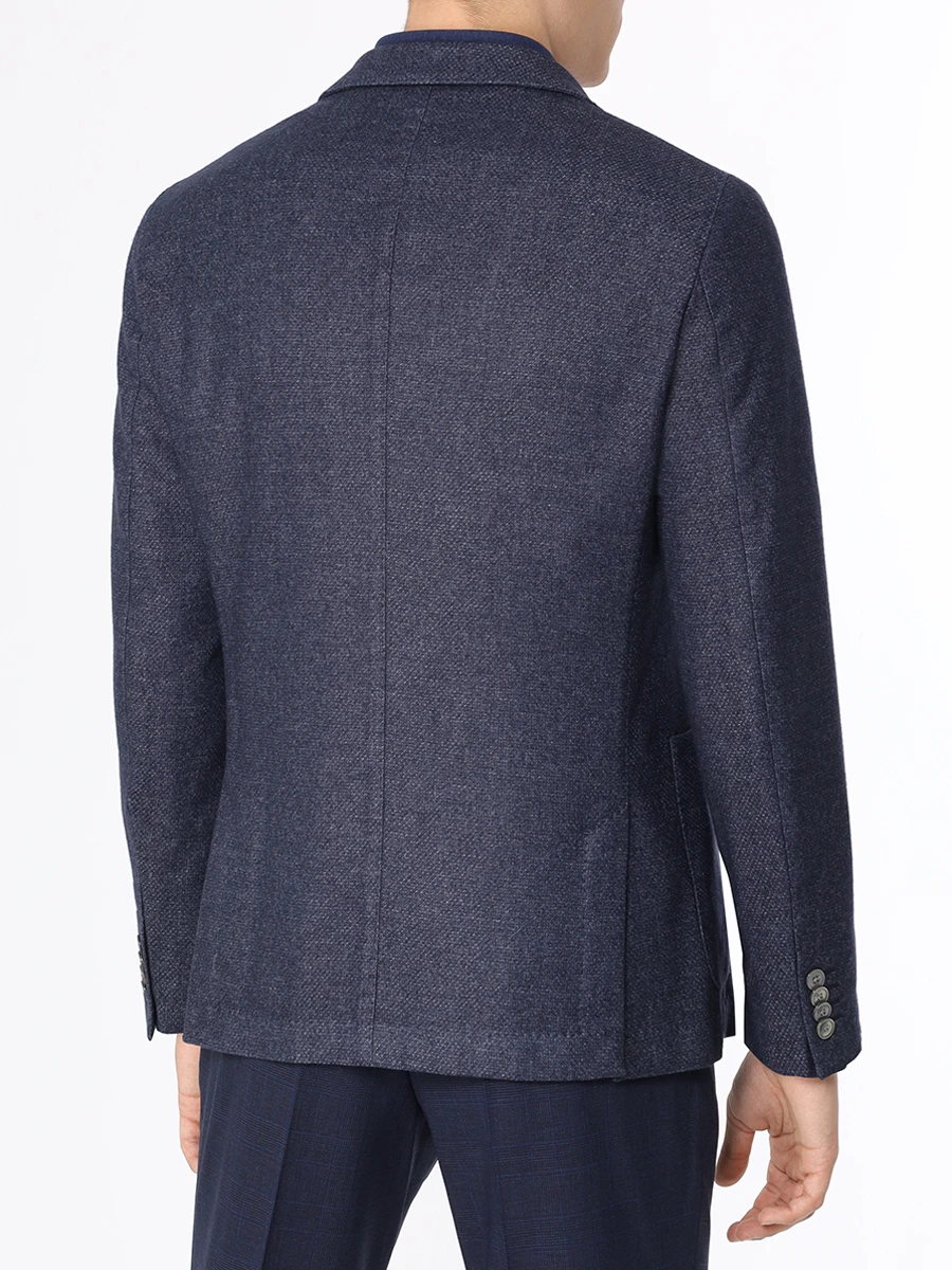 Пиджак шерстяной BOSS 50501864/404, размер 52, цвет синий 50501864/404 - фото 3