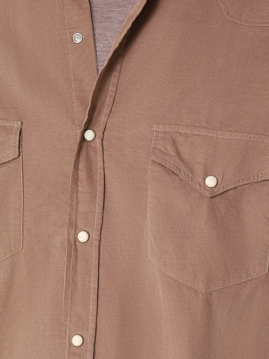 Рубашка вельветовая ALESSANDRO GHERARDI NEW-TEXANA C7106 921, размер 46, цвет бежевый - фото 5