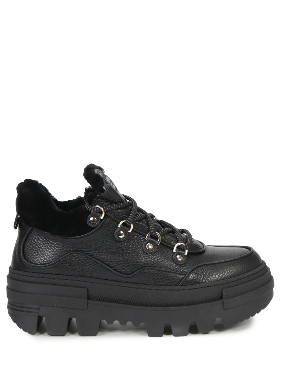 Ботинки кожаные на меху STOKTON 631-D, размер 36, цвет черный