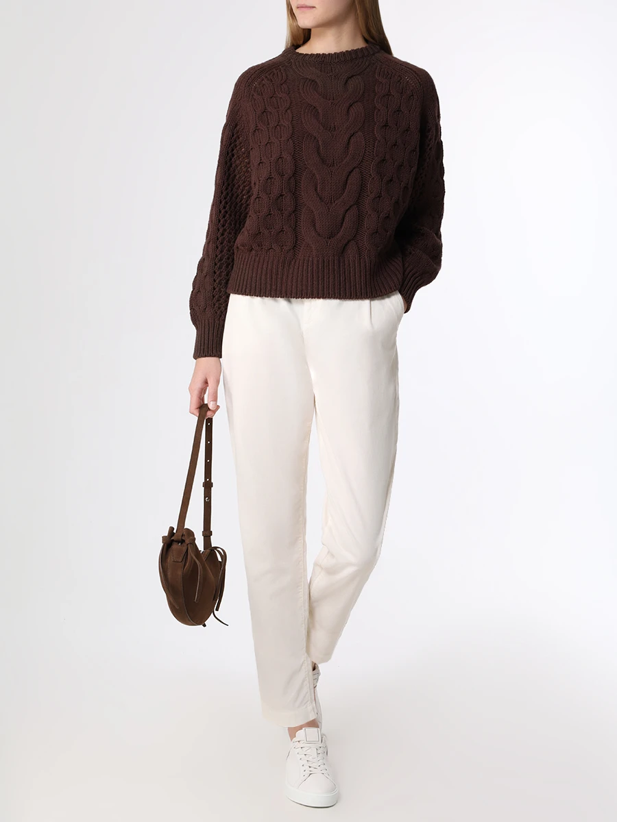 

Джемпер шерстяной, Коричневый, 86778615/867 NATALIE