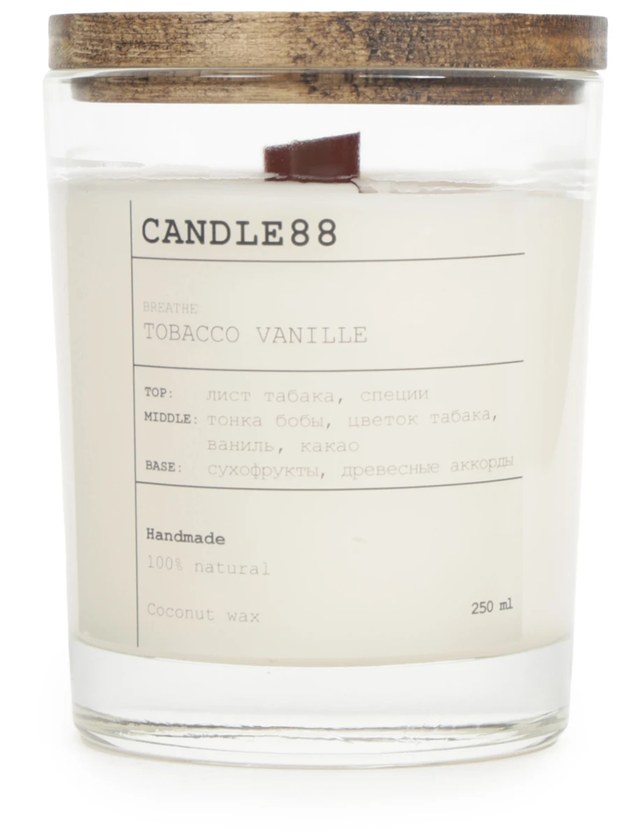 

Свеча ароматическая Tobacco Vanille, TOBACCO VANILLE 250 мл