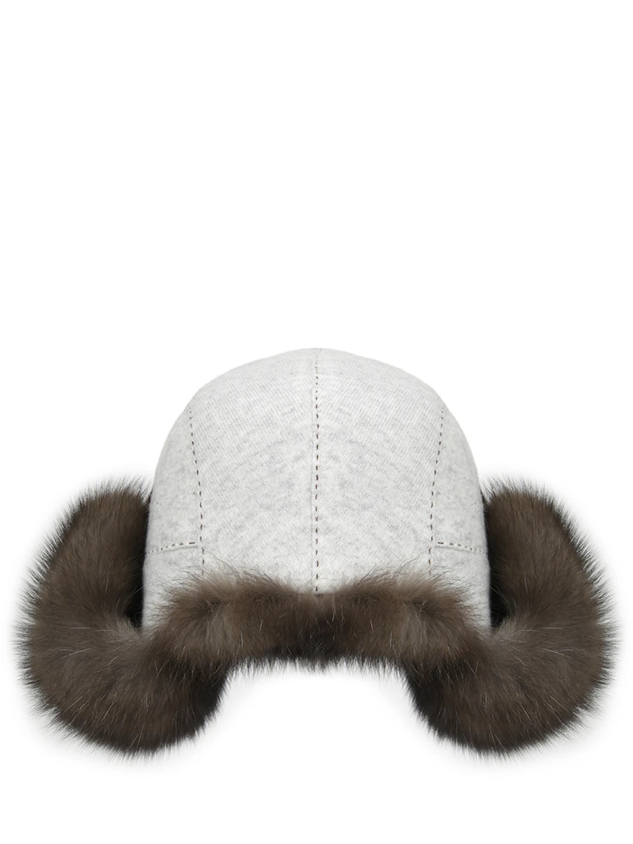 Шапка соболиная EMIL SHABAEV C012 Светло Серый  Фото 2