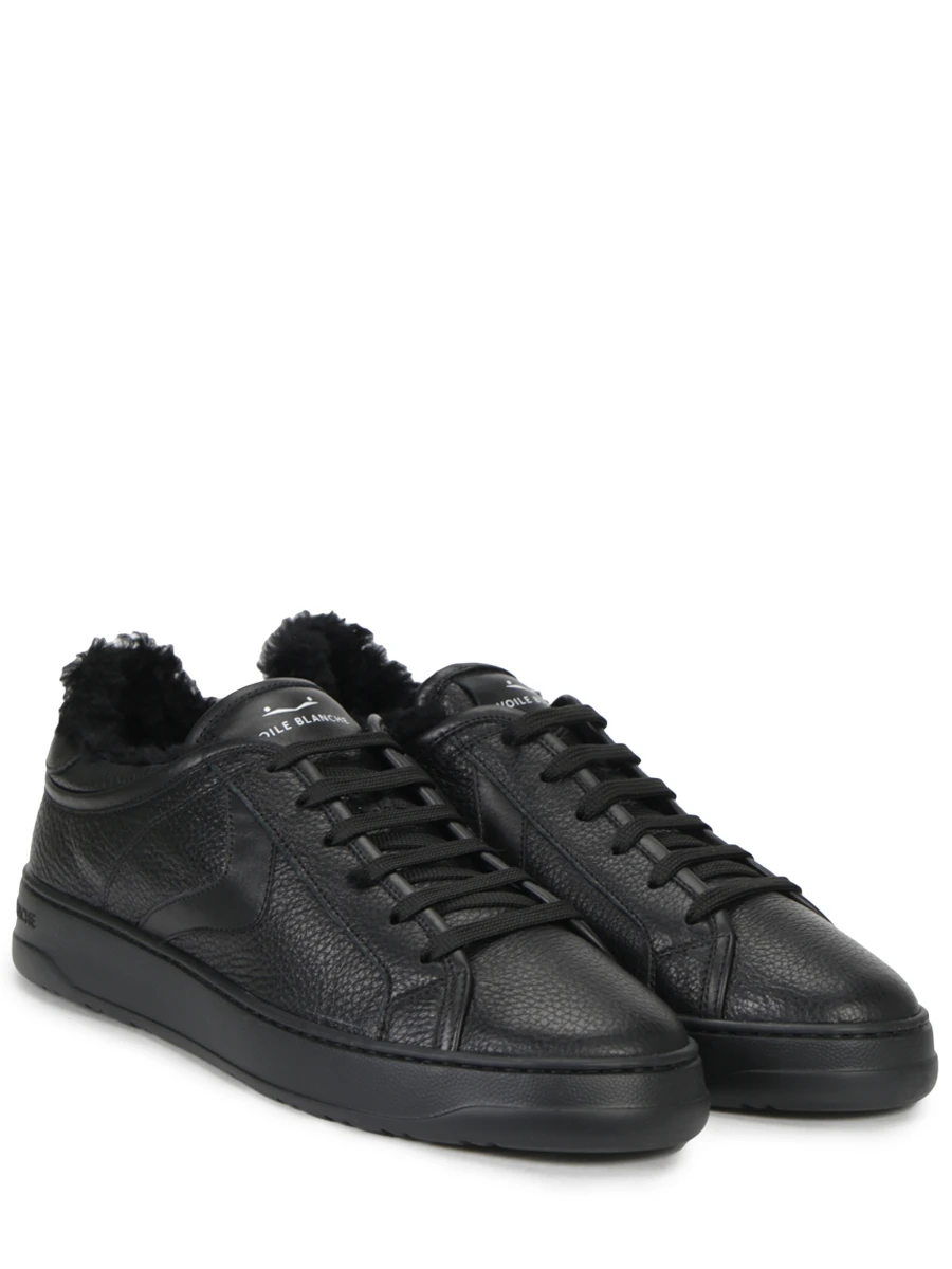 

Кеды кожаные на меху, Черный, 0A01 001-2017098-03