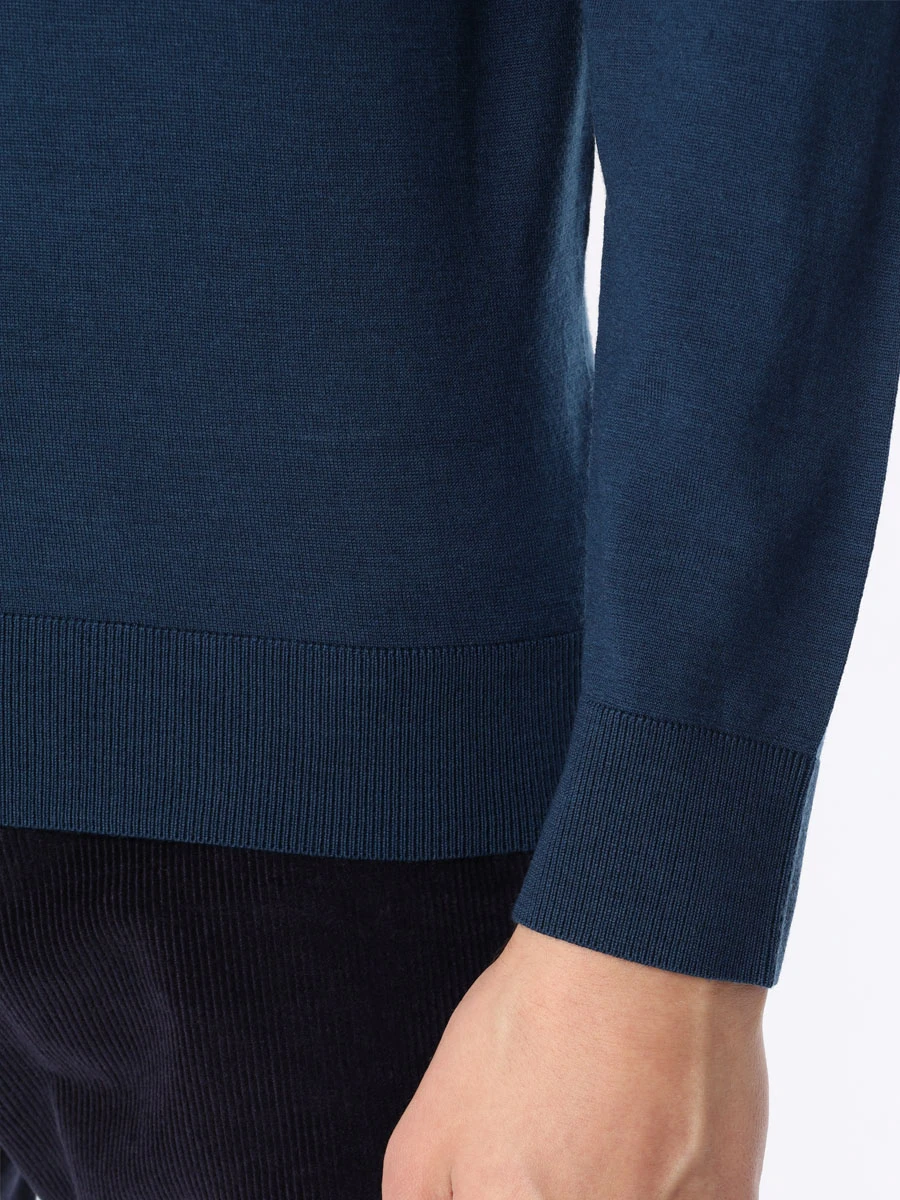 Джемпер шерстяной CUDGI LW 247 C41 Синий  Фото 5