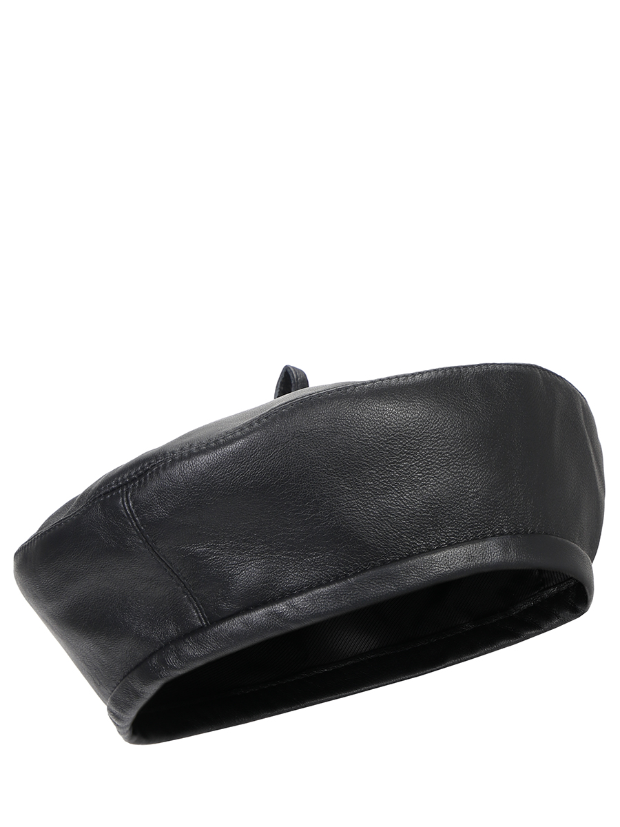 

Берет кожаный, Черный, Beret Leather