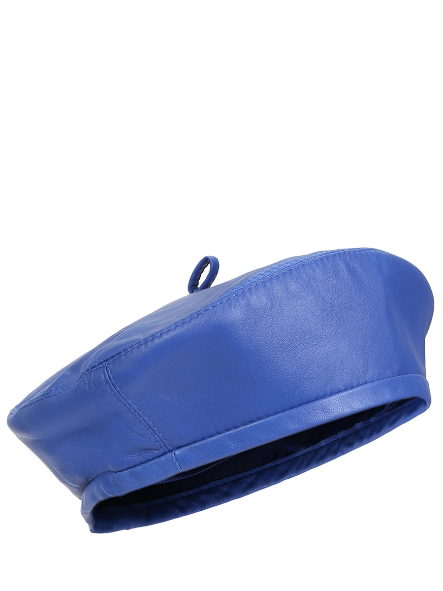 

Берет кожаный, Синий, Beret Leather