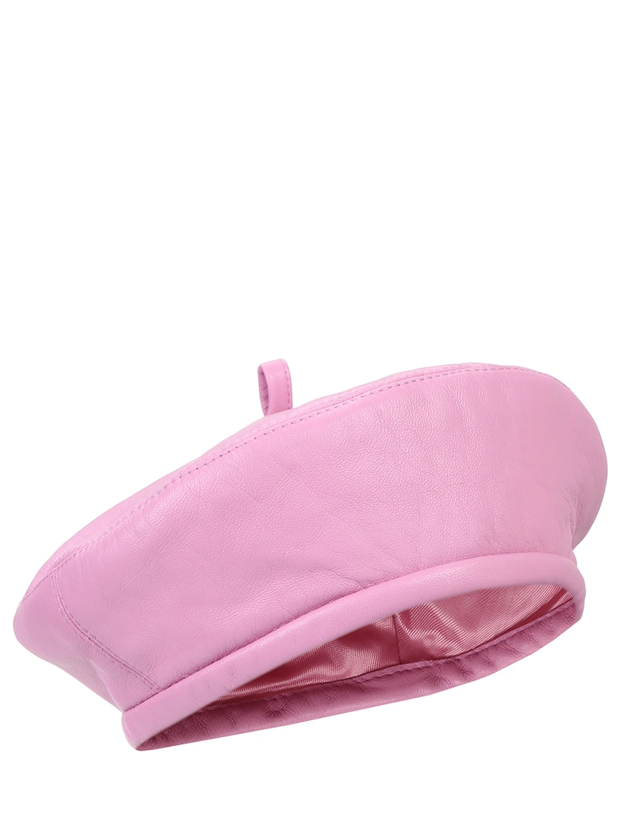 

Берет кожаный, Розовый, Beret Leather