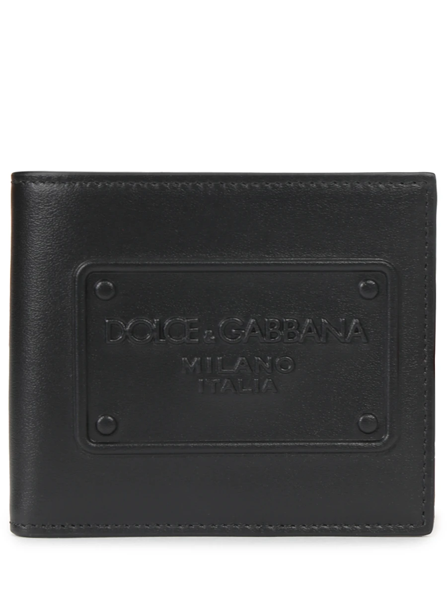 Портмоне кожаное DOLCE & GABBANA BP1321 AG218 80999, размер Один размер, цвет черный