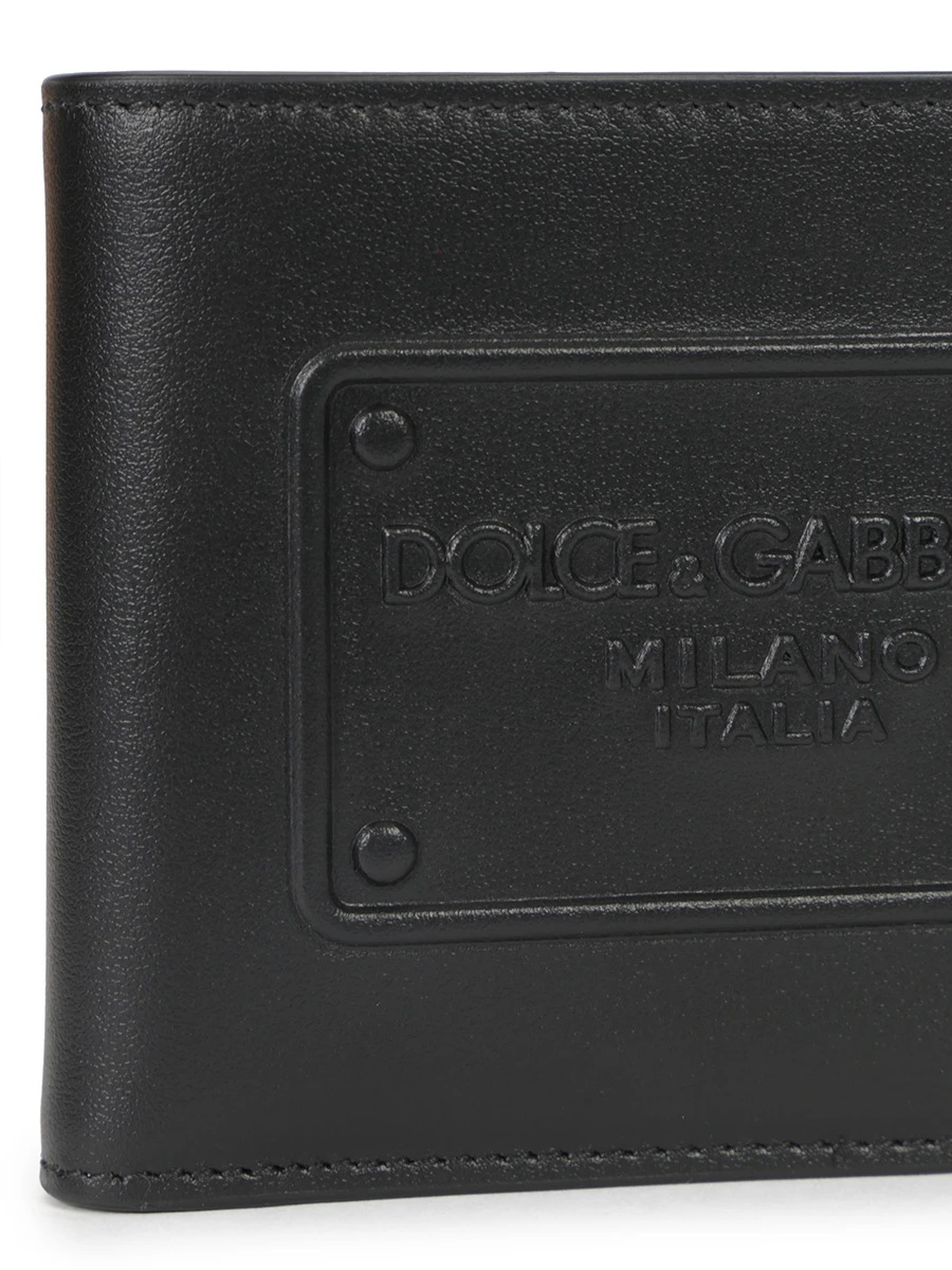 Портмоне кожаное DOLCE & GABBANA BP1321 AG218 80999 Черный  Фото 4