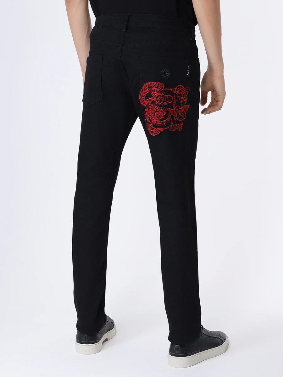 

Джинсы Slim Fit хлопковые, Черный, MDT3613/02NH