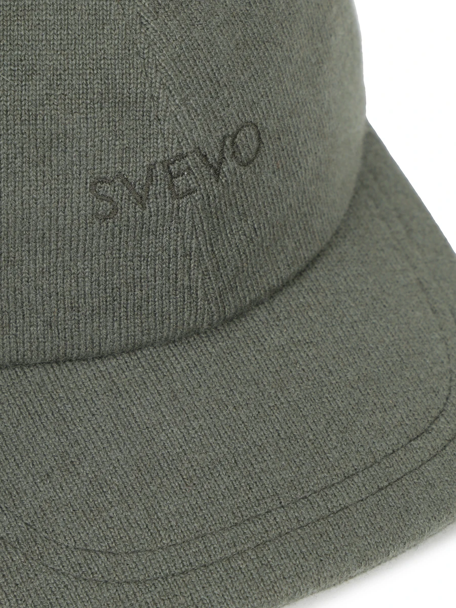 Бейсболка кашемировая SVEVO 01065SA23 201604 Зеленый  Фото 3