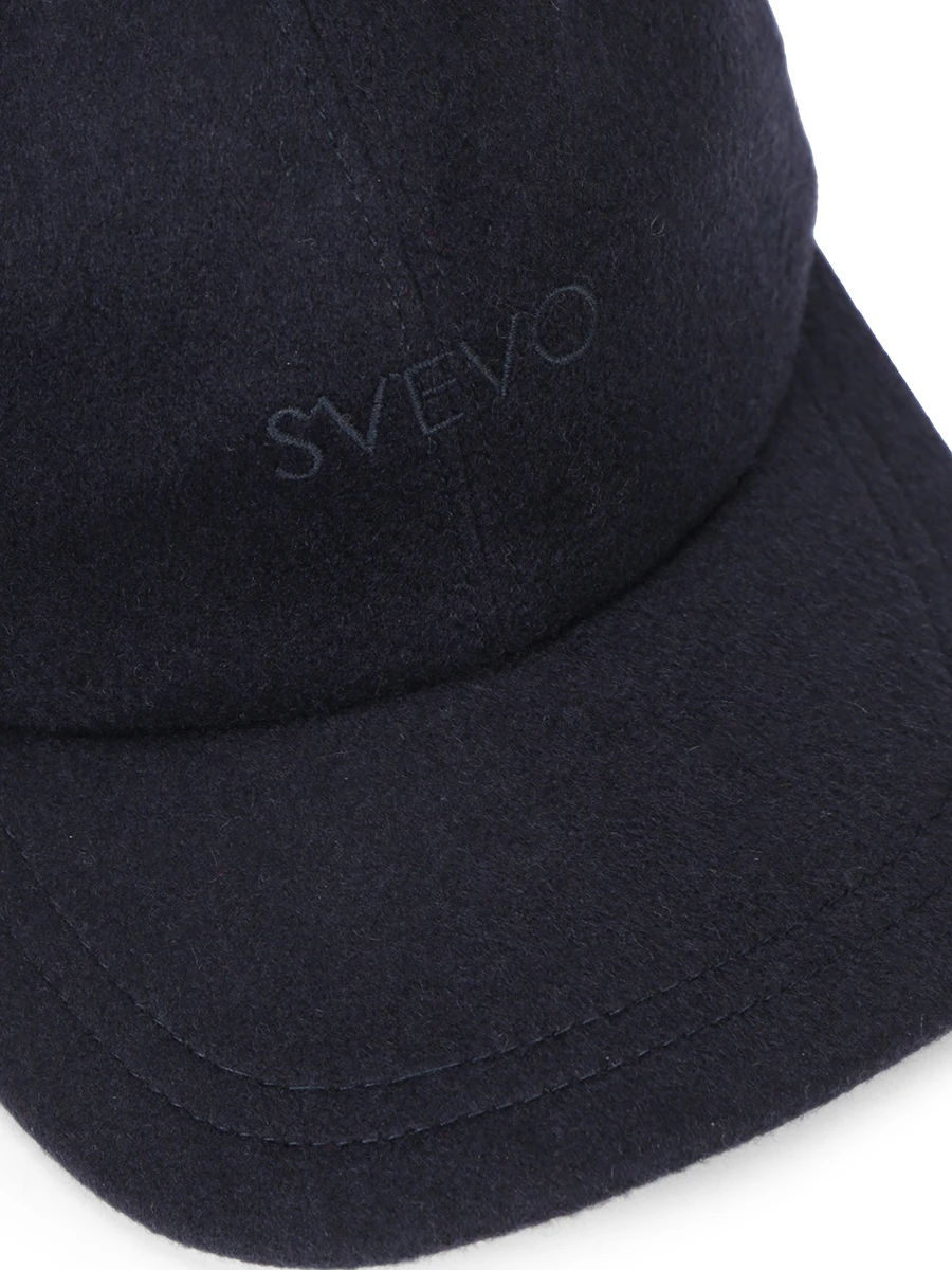 Бейсболка кашемировая SVEVO T0001SA23 T19 Темно Синий  Фото 3